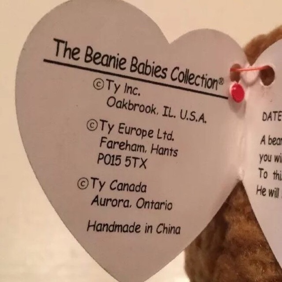 Rare Ty Beanie Baby Curly Multiple Tag Errors PE - Picture 8 of 10